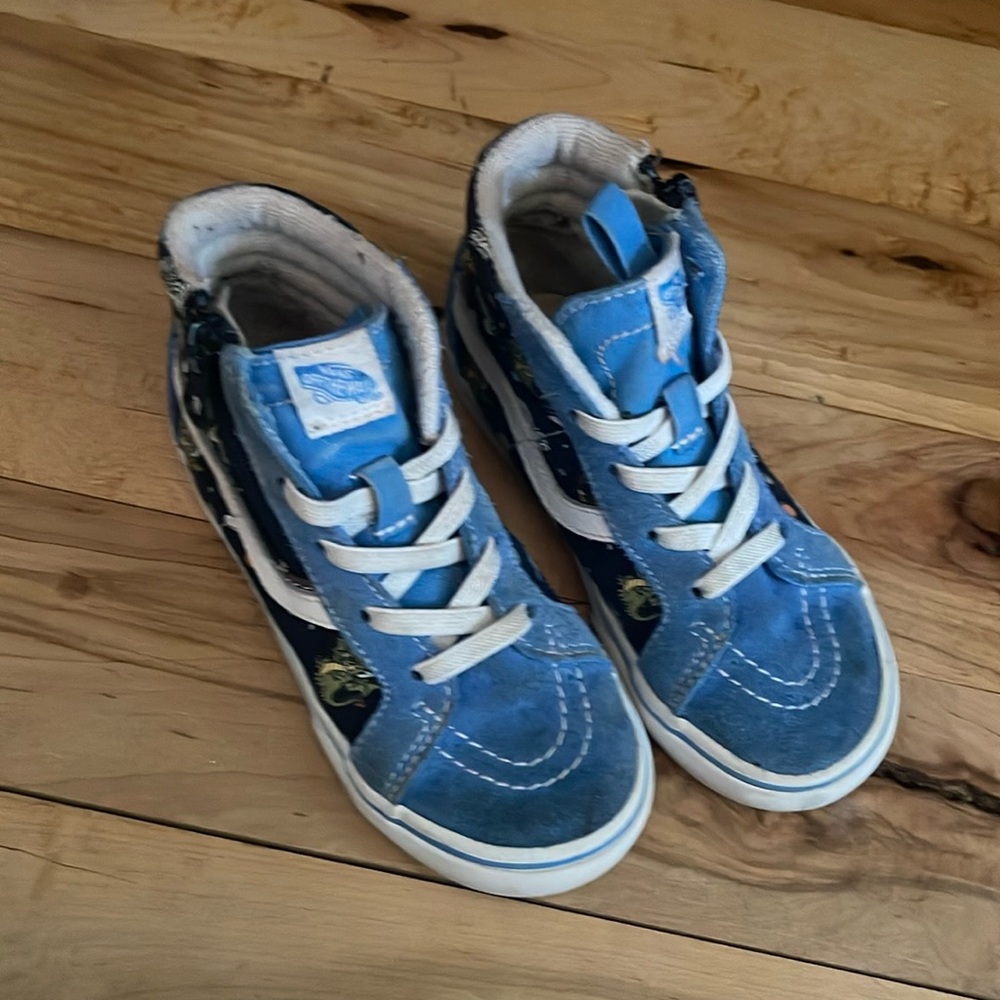Vans glow in the dark space dragon sneakers